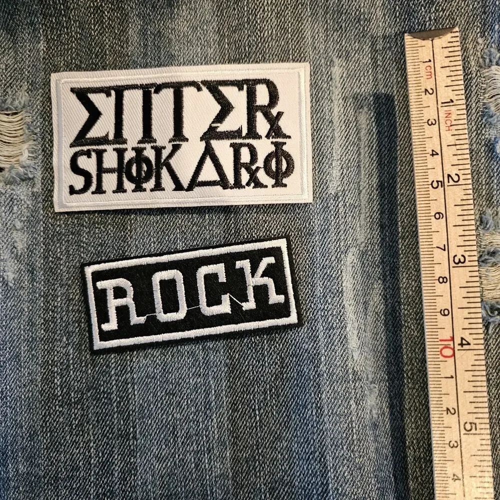 Enter Shikari And Rock Patches Iron-on